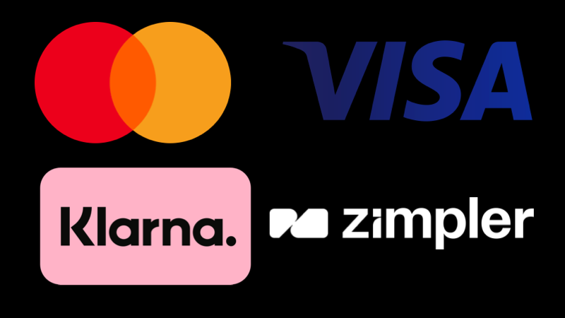 The four most popular payment providers on casinos without license in sweden. 